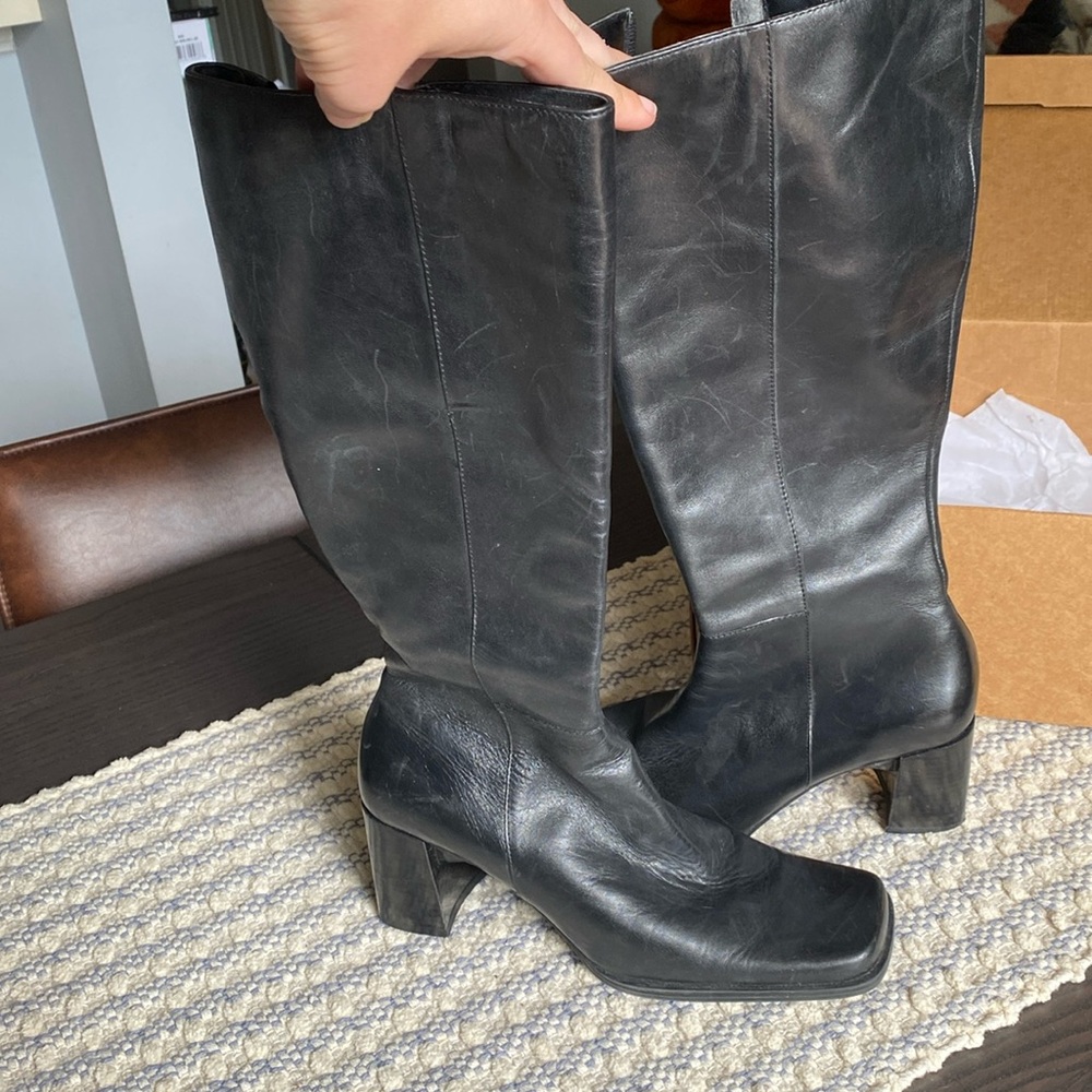 Nine West leather N-Abound high heel boots